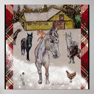 WINTER AM WEST HILLS RANCH POSTER