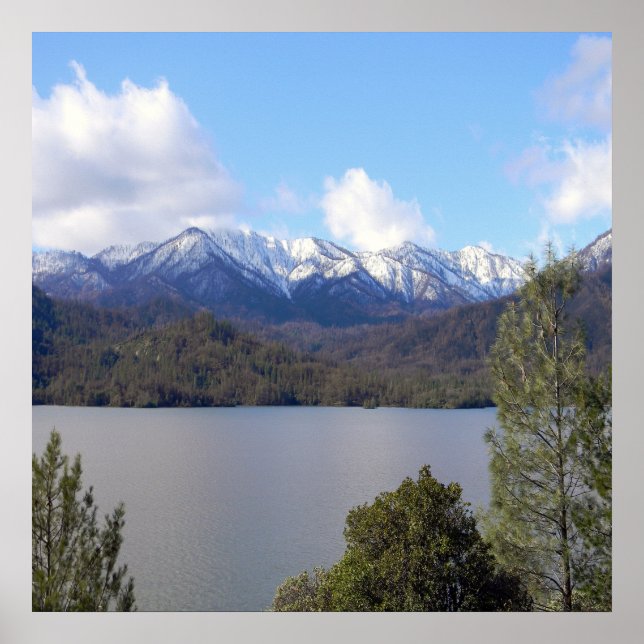 Winter am Whiskeytown See.. Poster (Vorne)