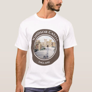 Winter am Windsor Castle Landschaftsbild T-Shirt