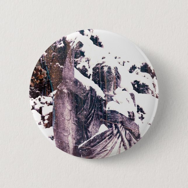 Winter Angel Button (Vorderseite)