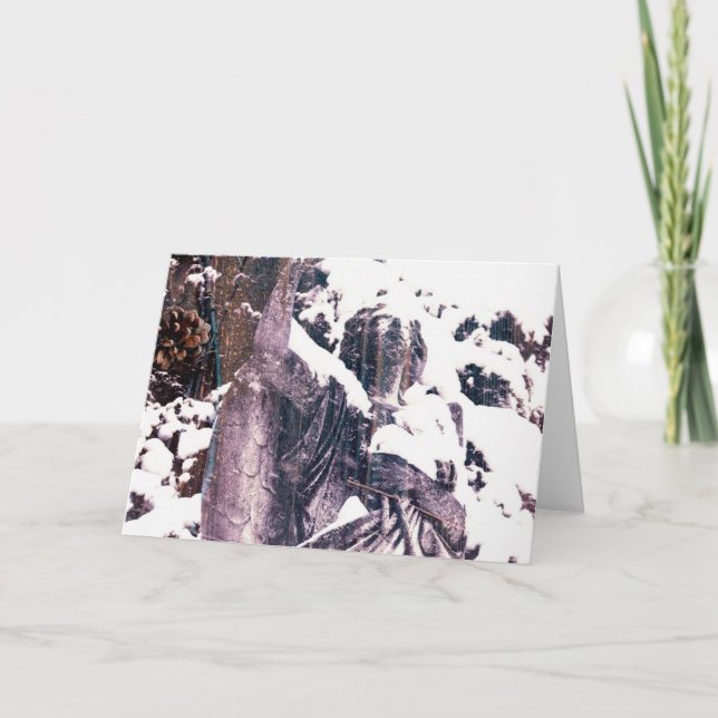 Winter Angel Karte (Vorderseite)