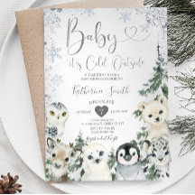 Winter Animal Baby Duft Forest Snowflakes
