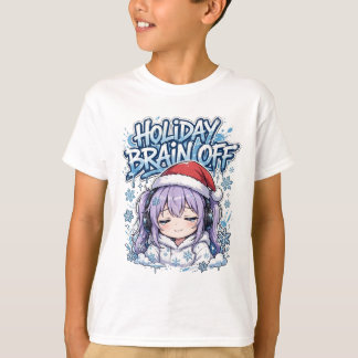 Winter-Anime-Weihnachts-Shirt für schlafende Kinde T-Shirt