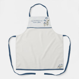 Winter-Aquarell Schürze