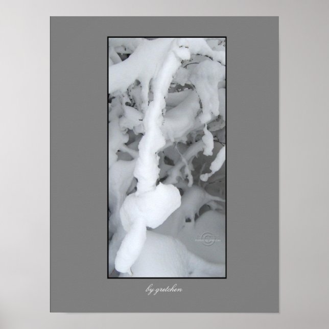 Winter Architecture Poster by gretchen (Vorne)