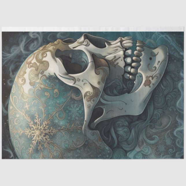 Winter auf dem Brain Decoupage Papier (Vorderseite)