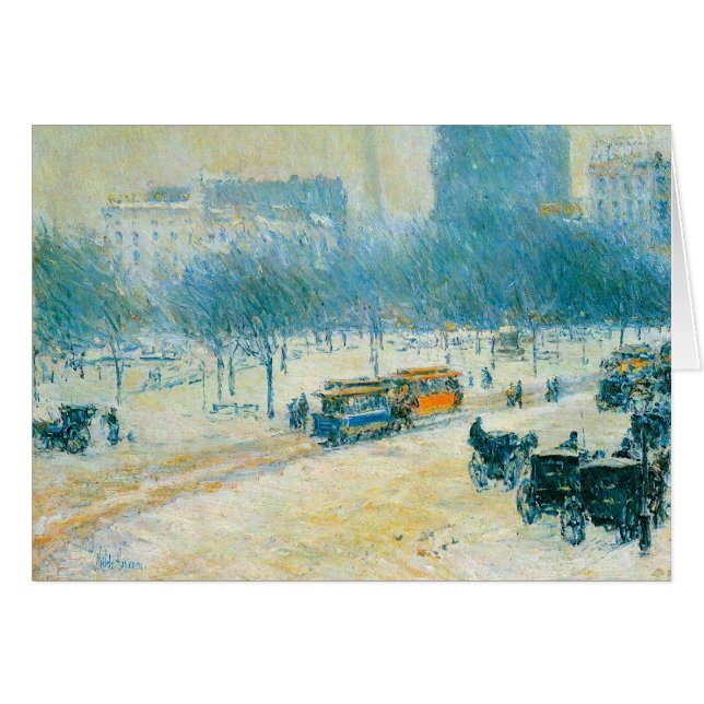 Winter auf dem Gewerkschaft Square von Frederick C (Vorderseite (Horizontal))
