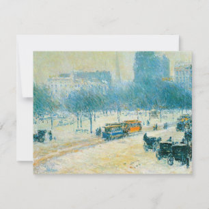 Winter auf dem Gewerkschaft Square von Frederick C