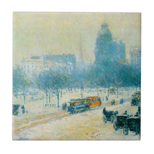Winter auf dem Gewerkschaft Square von Frederick C Fliese