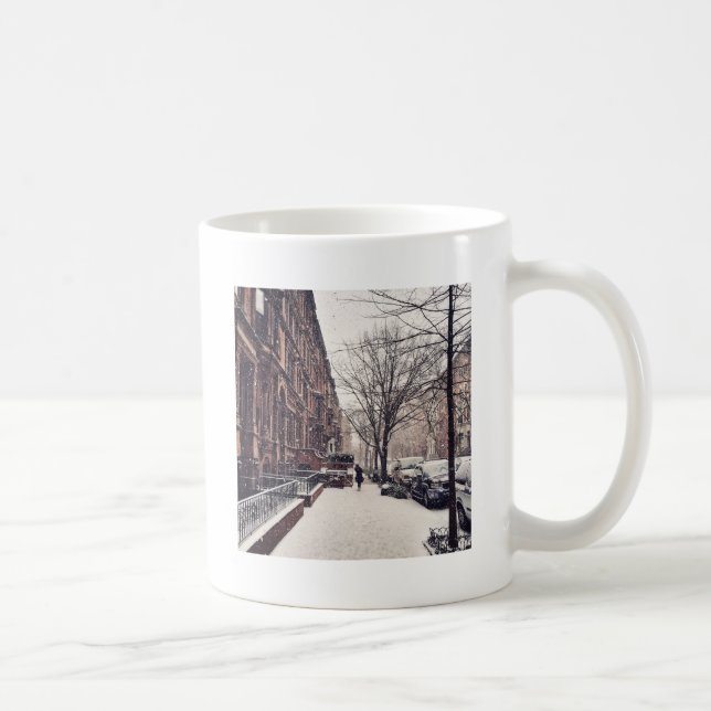 Winter auf Upper West Side Tasse (Rechts)