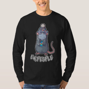 Winter-Ausgabe Ew Leute sagen, Haustierratte trägt T-Shirt
