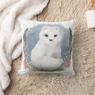 Winter Baby Animal Throw Kissen