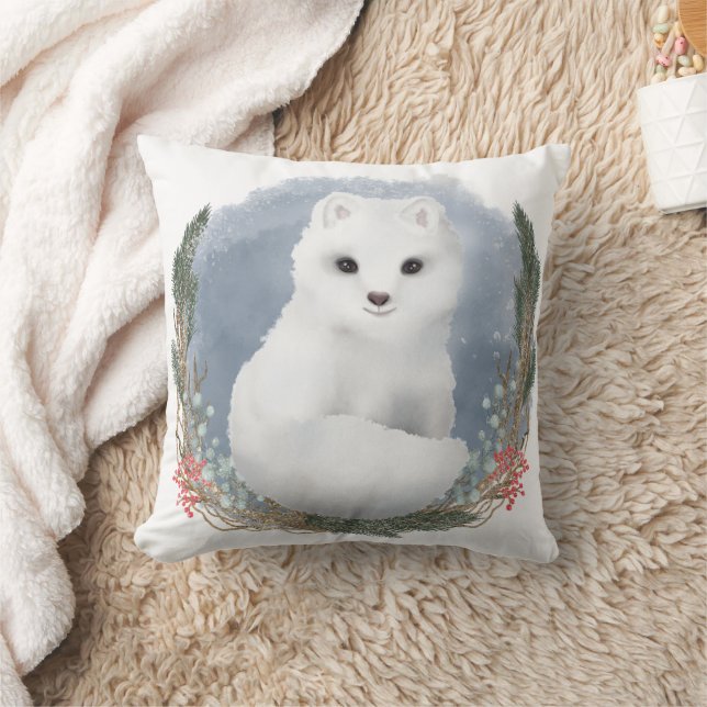 Winter Baby Animal Throw Kissen (Decke)