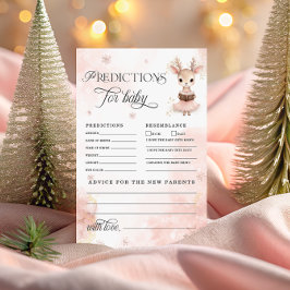 Winter Baby Death Predication für Babykarte