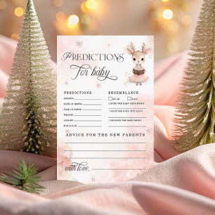 Winter Baby Death Predication für Babykarte