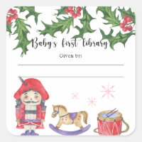 Winter Baby Dusche Buchzeichen, Babybücher
