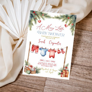 Winter Baby Dusche Einladung