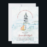 Winter Baby Dusche Einladungen Pinienbäume & Fuchs<br><div class="desc">Planen Sie eine Winterdusche oder eine Weihnachtsdusche? Diese geschlechtsneutralen Einladungen sind perfekt für Ihre Feier. Dieses hübsche Waldfox, umgeben von Kiefernwäldern, roten Beeren und Grünpflanzen, eignet sich ideal für einen Drink und ein Party zu Weihnachten oder im Winter. Der Name der Mutter-zu-be wird elegant in modernen handgeschriebenen Schriften dargestellt, während...</div>