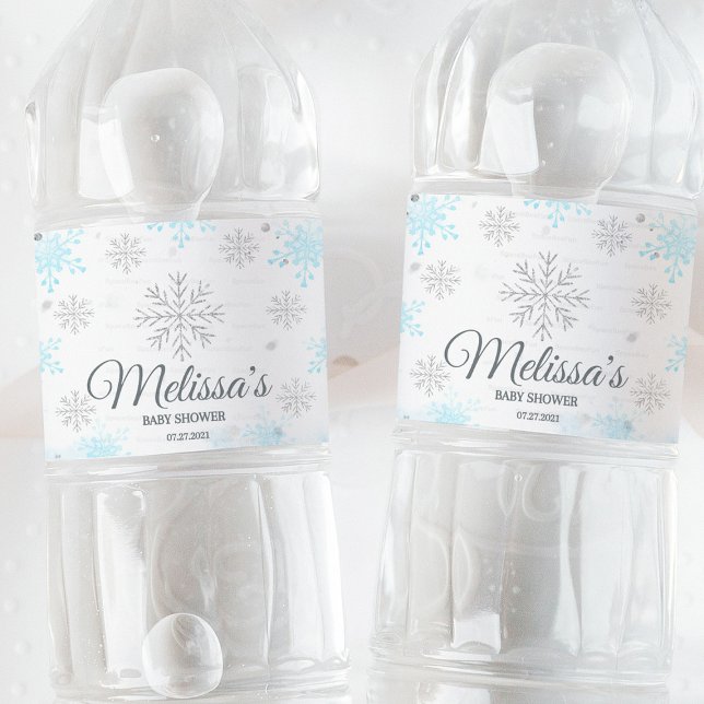 Winter Baby Dusche Es ist kalt draußen Wasserflaschenetikett (Winter Baby Shower, It's Cold Outside Baby Shower, water bottle label, holiday baby shower, winter w)