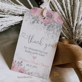 Winter Baby-Dusche Geschenkanhänger