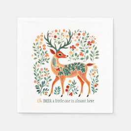 Winter Baby Dusche Weihnachtsfeiertag Serviette