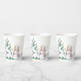 Winter Baby Duschpapier Cups Pappbecher