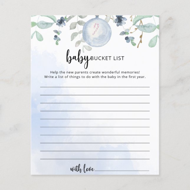 Winter Baby Eimer (Vorderseite)