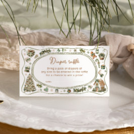 Winter Baby Es ist kalt draußen Windelwindung Begleitkarte