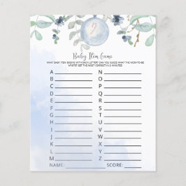 Winter Baby Item Game. Baby Shower Game