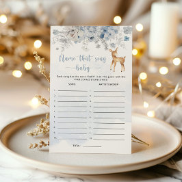 Winter Baby Reh Name dieses Lied Baby Dusche Spiel