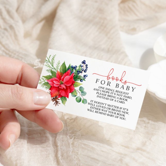 Winter Baby Showbook für Baby Enclosure Card Begleitkarte (Von Creator hochgeladen)