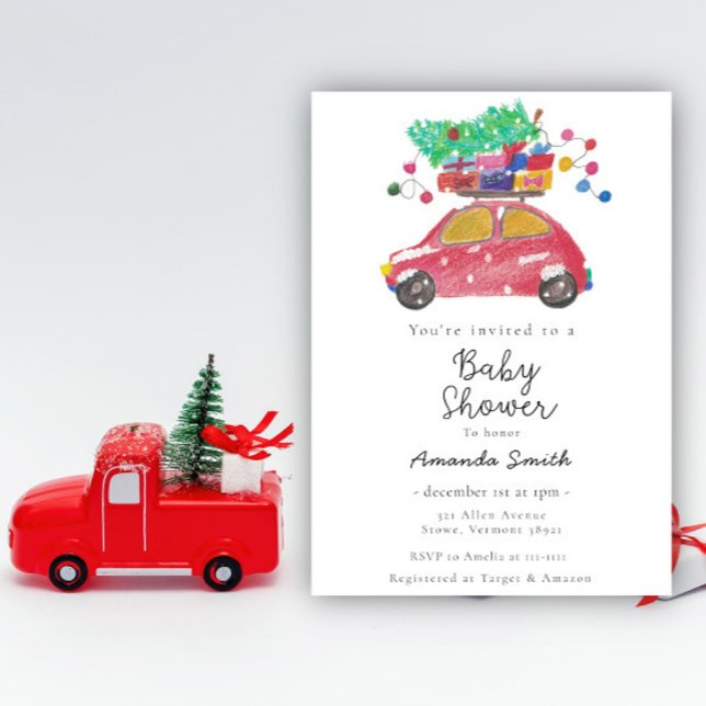 Winter Baby Shower Einladung (Von Creator hochgeladen)