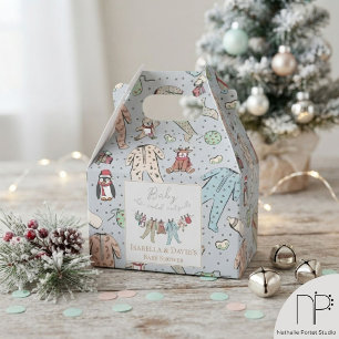 Winter-Baby-Shower-Geschenkboxen Geschenkschachtel