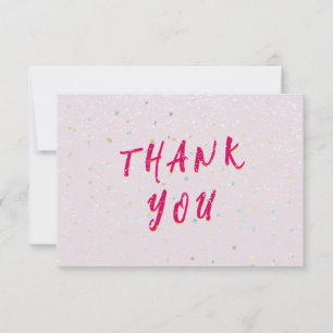 Winter Baby Sprinkle   Schneefall Dankeskarte