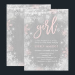 Winter-Babyparty-Einladungs-rustikale Einladung<br><div class="desc">Winter-Babyparty-Einladung. 
Alle Entwürfe sind © PIXEL-PERFEKTIONS-PARTY Ltd.</div>