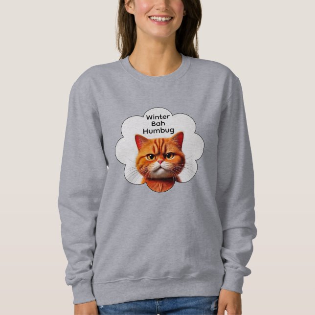 Winter Bah Humbug  Sweatshirt (Vorderseite)