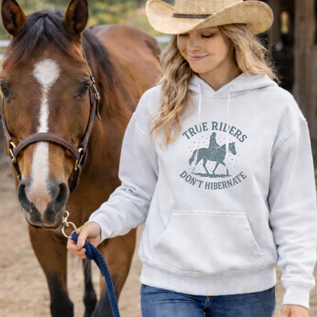Winter Barn Horse Hoodie for Girls (Von Creator hochgeladen)