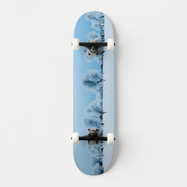 Winter-Bauernhof Skateboard (Vorderseite)