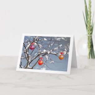 Winter-Baum-Gruß-Karte Feiertagskarte
