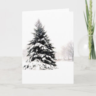 Winter-Baum Karte