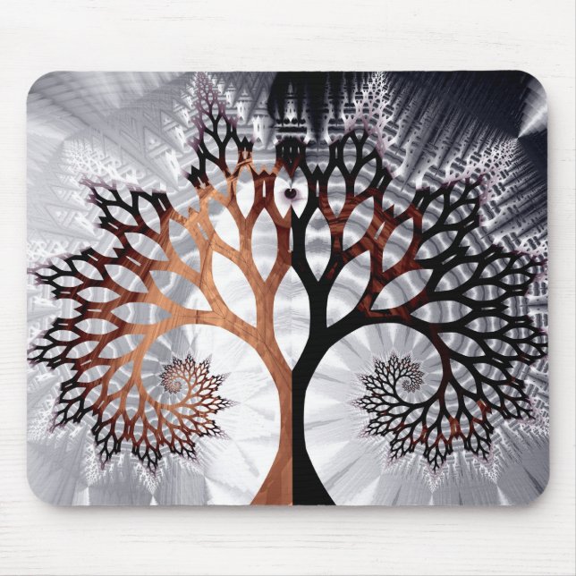 Winter-Baum Mousepad (Vorne)