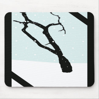 Winter-Baum Mousepad