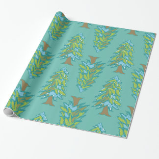 Winter-Bäume Geschenkpapier