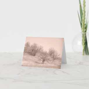 Winter-Bäume Karte