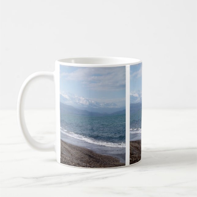 Winter Beach Tasse (Links)