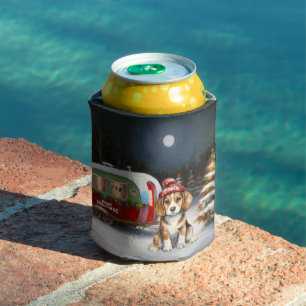 Winter Beagle Karawan Weihnachtsabenteuer Dosenkühler