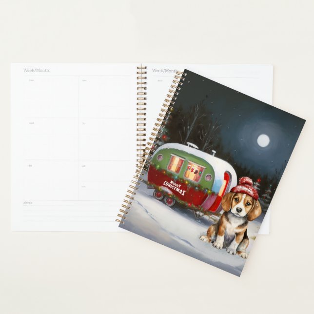 Winter Beagle Karawan Weihnachtsabenteuer Planer (Anzeige)