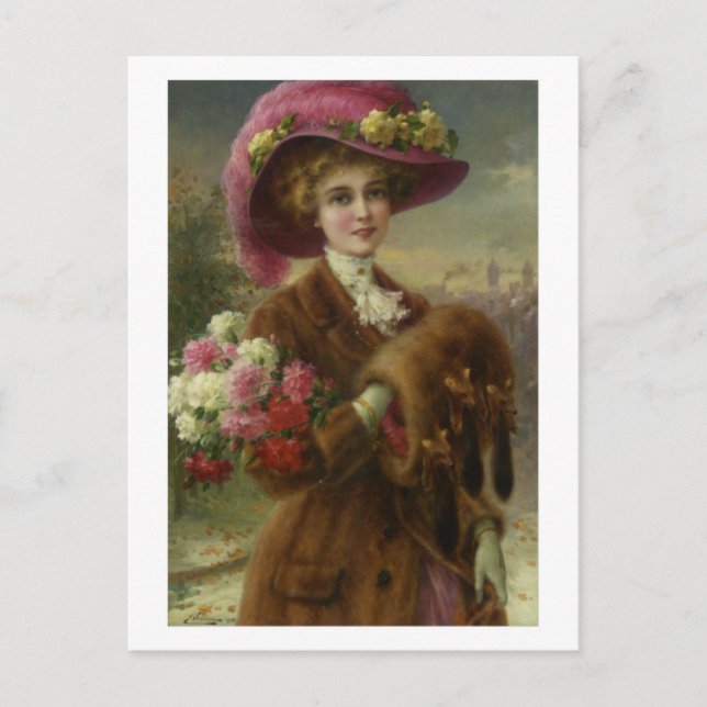 Winter Beauty - Émile Vernon Postkarte (Vorderseite)