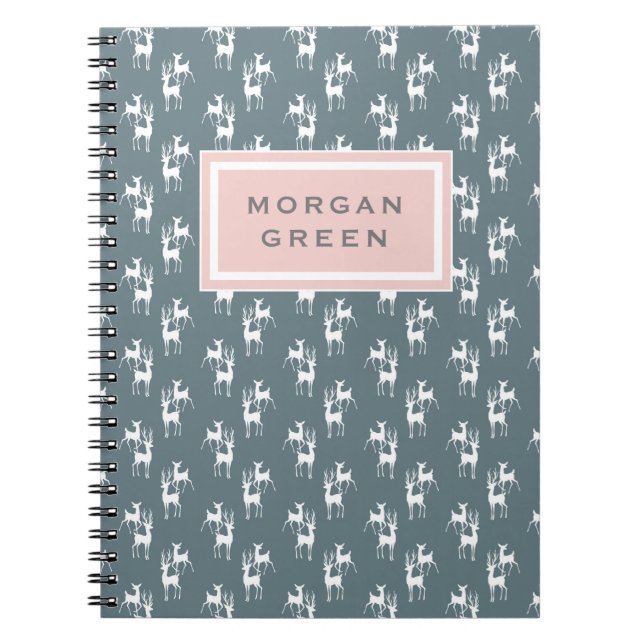 Winter Beauty ⎢ Monogram Notebook Notizblock (Vorderseite)