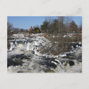 Winter bei Cargill Falls Postkarte